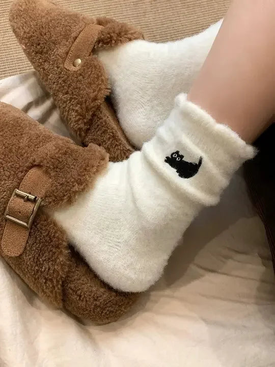 Kitty(3 pairs) fluffy socks