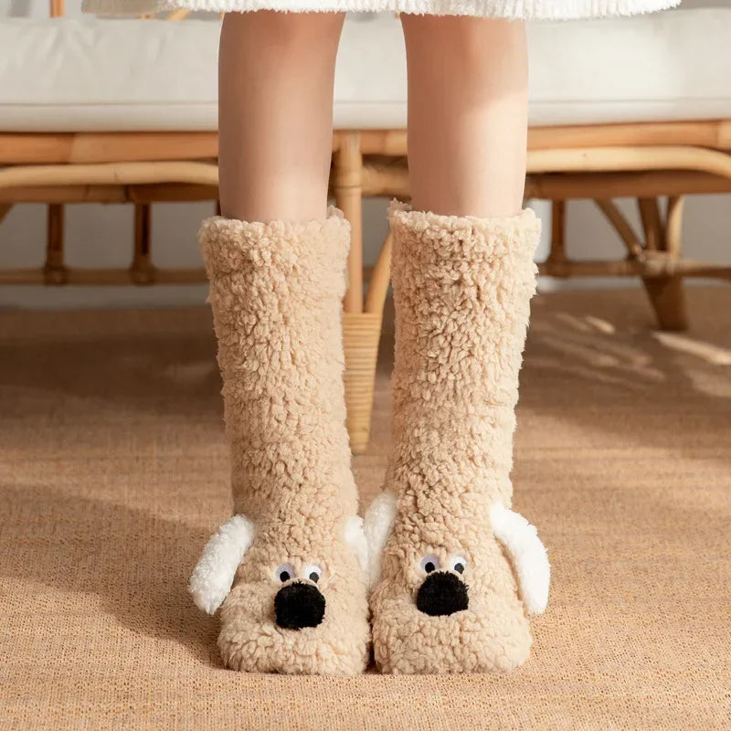 Puppy Fuzzy Socks