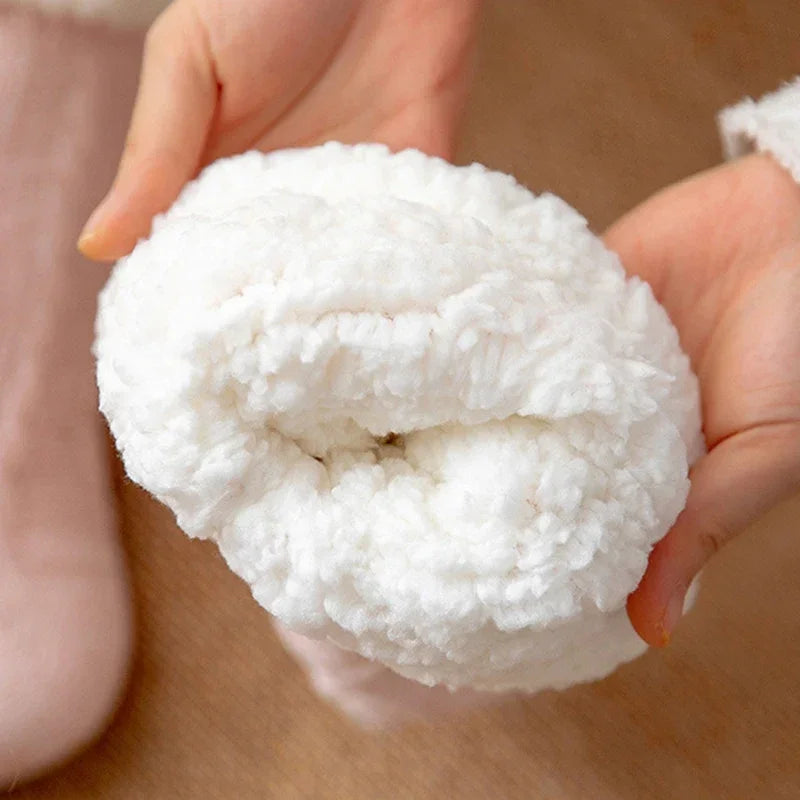 Minimalist Fuzzy Socks