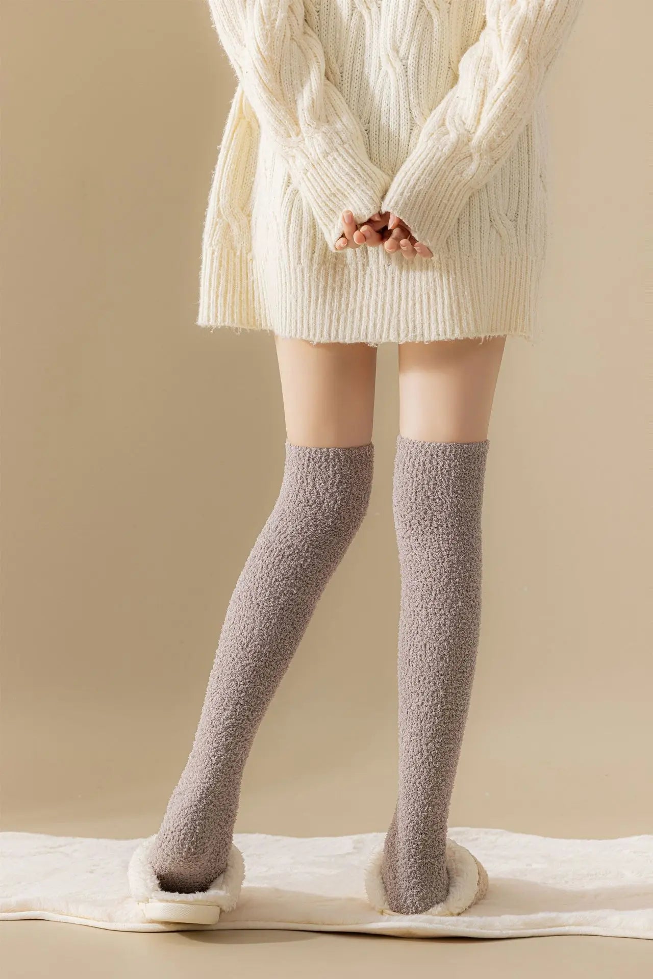 Fuzzy Chunky Socks