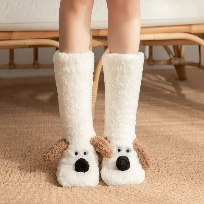 Puppy Fuzzy Socks