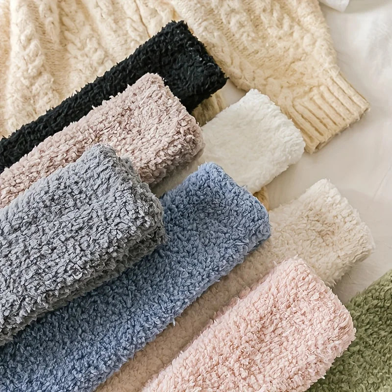 Fuzzy Chunky Socks