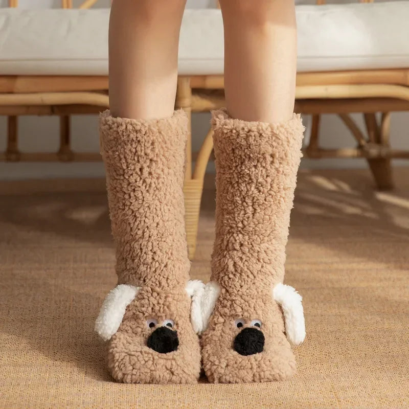 Puppy Fuzzy Socks