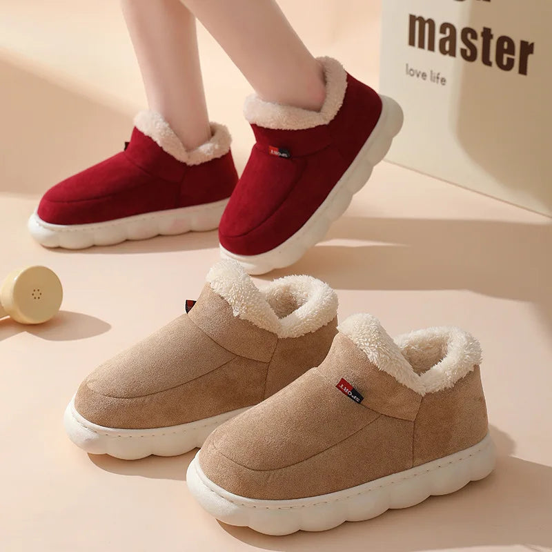 Cocoon fuzzy slippers