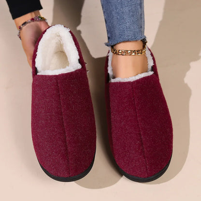 Cosy fluffy slippers Velvet