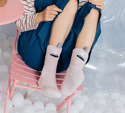 Monsters fluffy socks