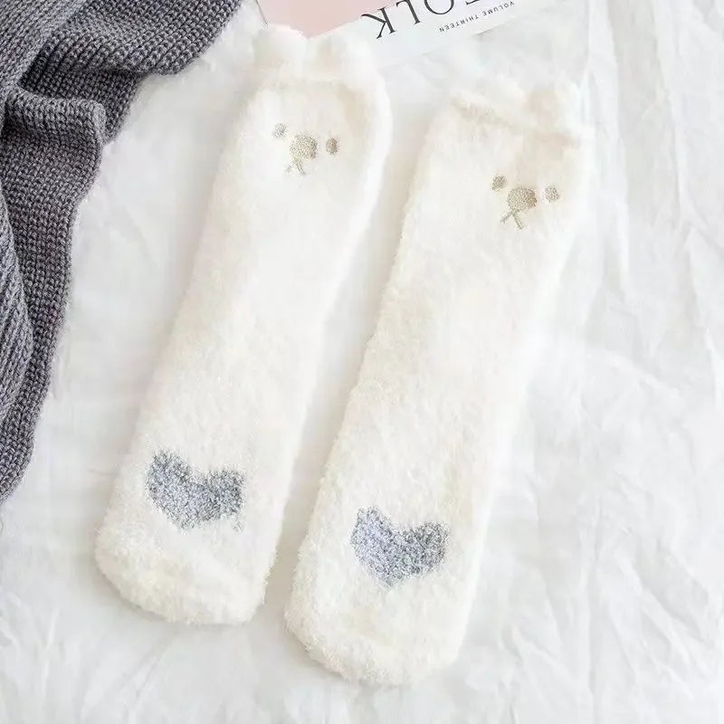 Kawai fluffy socks