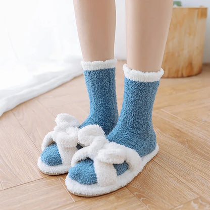 5 Pairs Fuzzy Socks