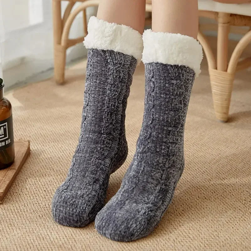 Elegant Fuzzy Socks